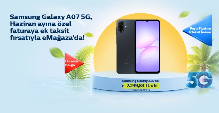 Samsung Galaxy A07 Haziran Ayı Görseli Mobil