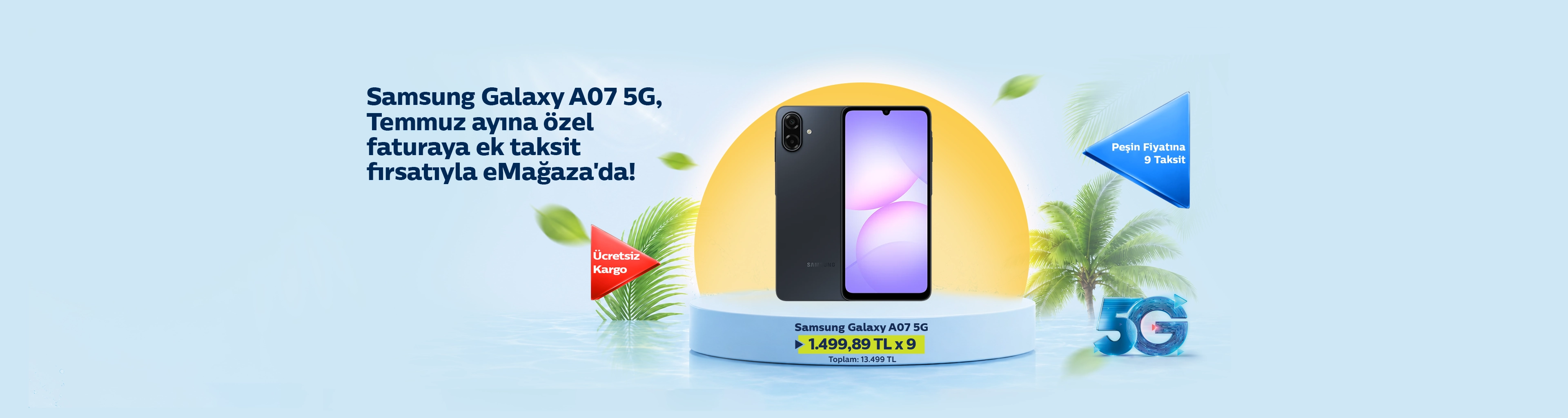 Samsung Galaxy A07 Temmuz BannerV2