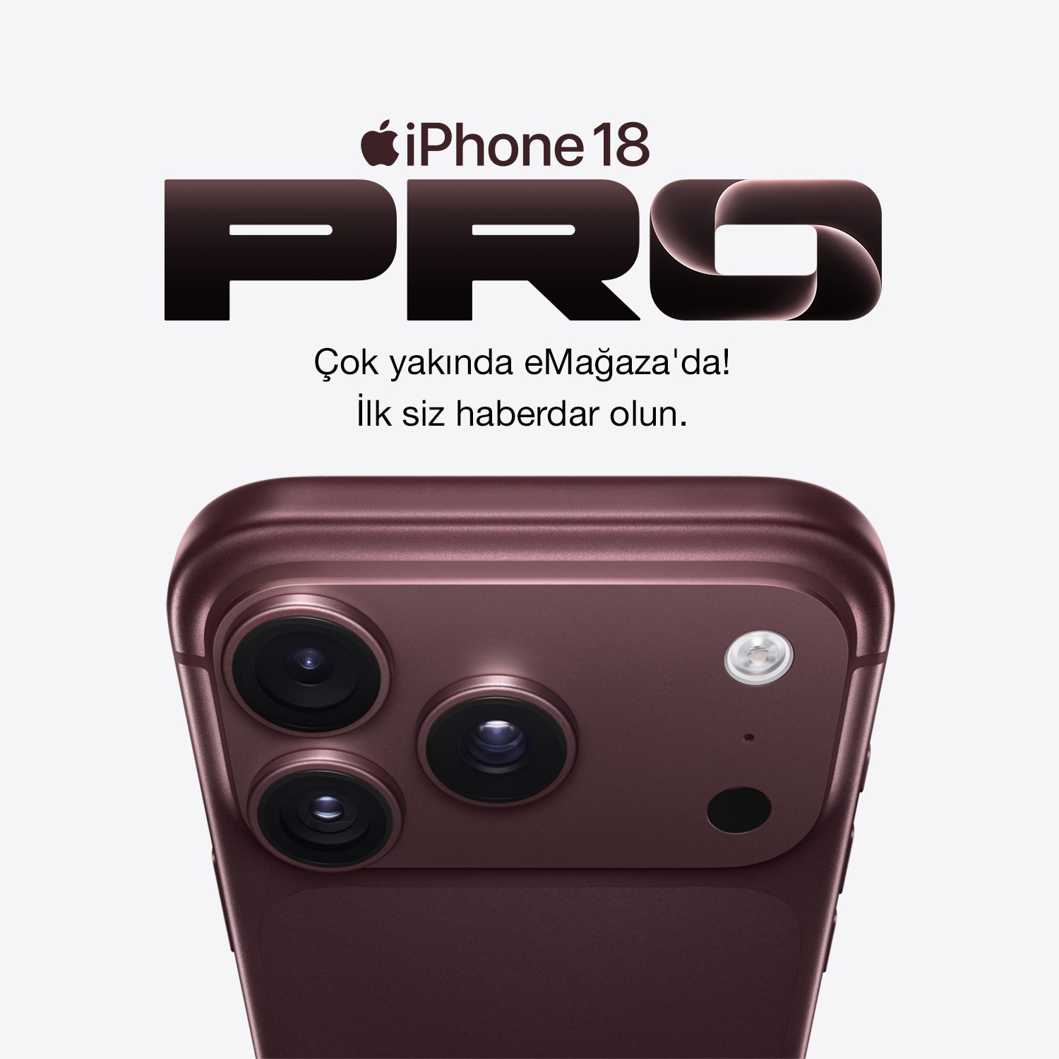 iPhone 18 Lansman Pop-up